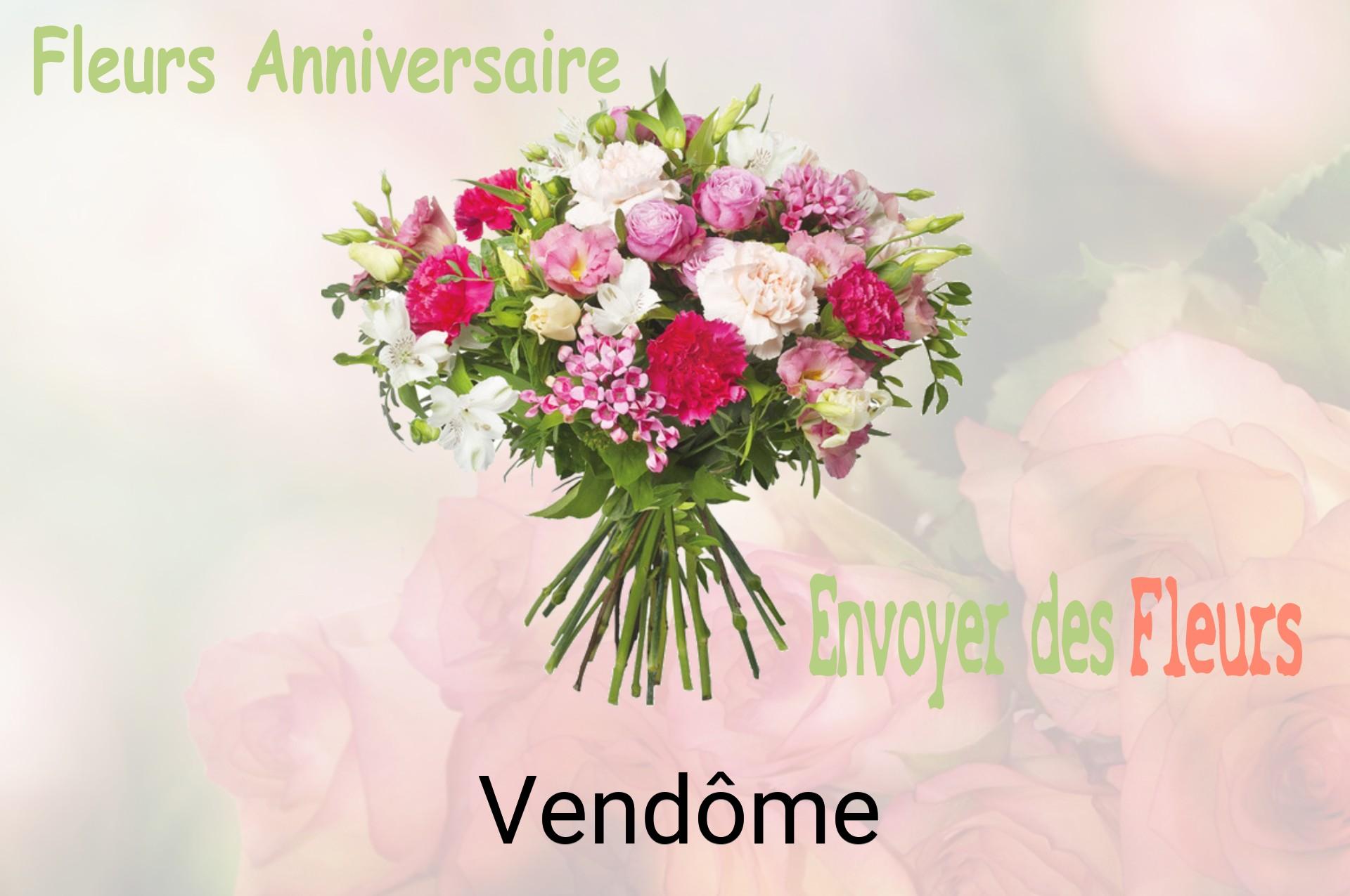 Bouquet de fleurs d’anniversaire livré à Vendôme